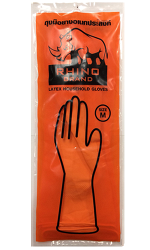 Picture of "Rhino" ถุงมือยางธรรมชาติ (Size M)