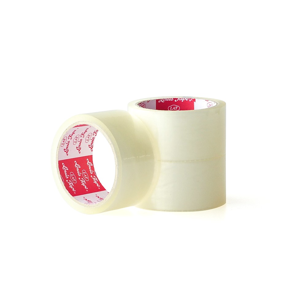 รูปภาพของ เทป OPP หลุยส์ (แกนแดง) 320 กาวสังเคราะห์ ใส 2" x 45 หลา