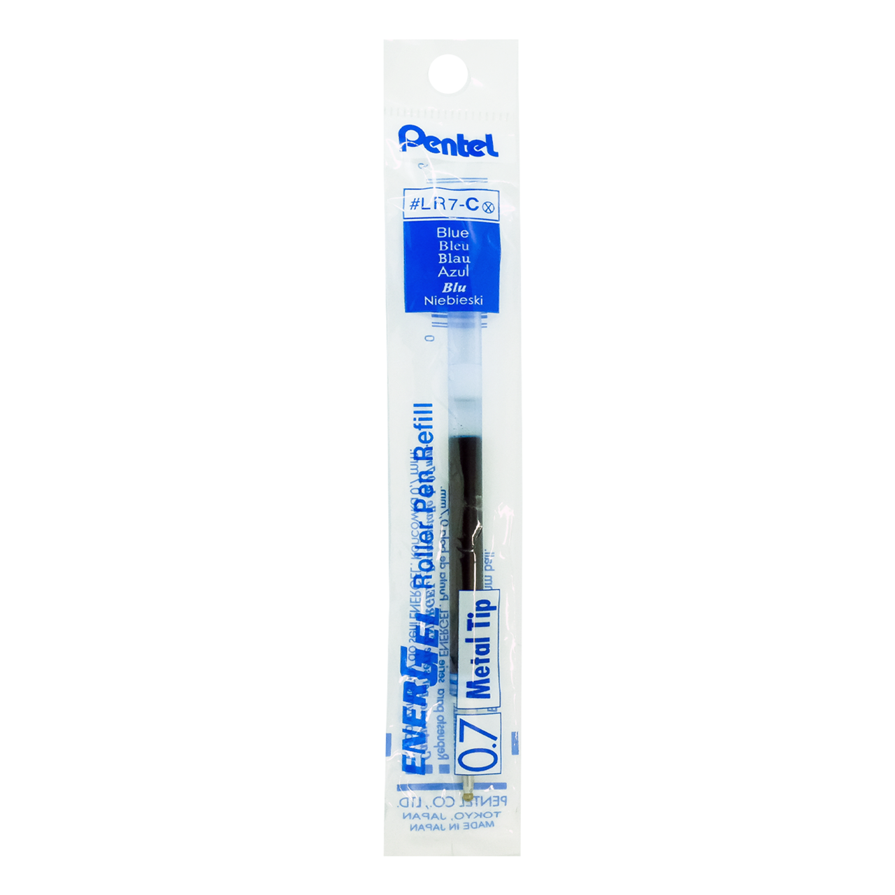 รูปภาพของ ไส้ปากกา เพนเทล (Pentel) ENERGEL LR7 สีน้ำเงิน