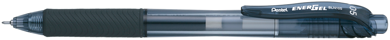 Picture of ปากกาหมึกเจลหัวเข็ม แบบกด เพนเทล (Pentel) Energel X BLN105 สีดำ