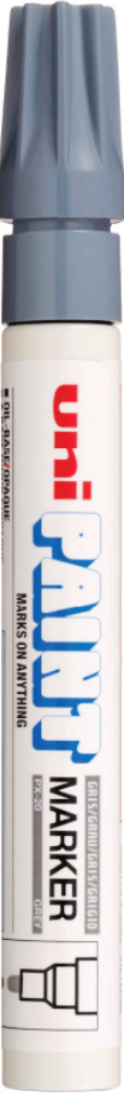Picture of ปากกาเพ้นท์ ยูนิ UNI PAINT MARKER PX-20 GREY