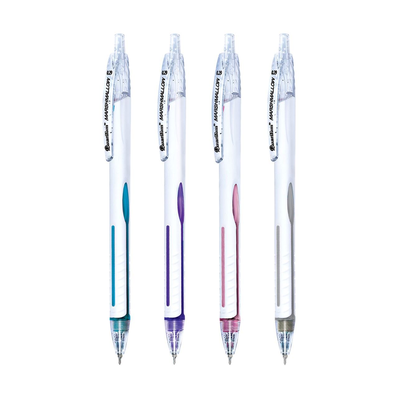 รูปภาพของ ควอนตั้มปากกา มาร์ชเมลโล่ 0.29 สีน้ำเงิน คละสี
