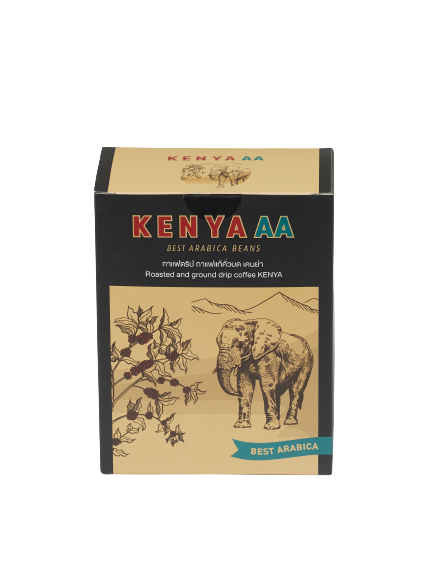 Picture of กาแฟดริป กาแฟแท้คั่งบด KENYA,(1กล่องบรรจุ 5ซองๆละ8กรัม)