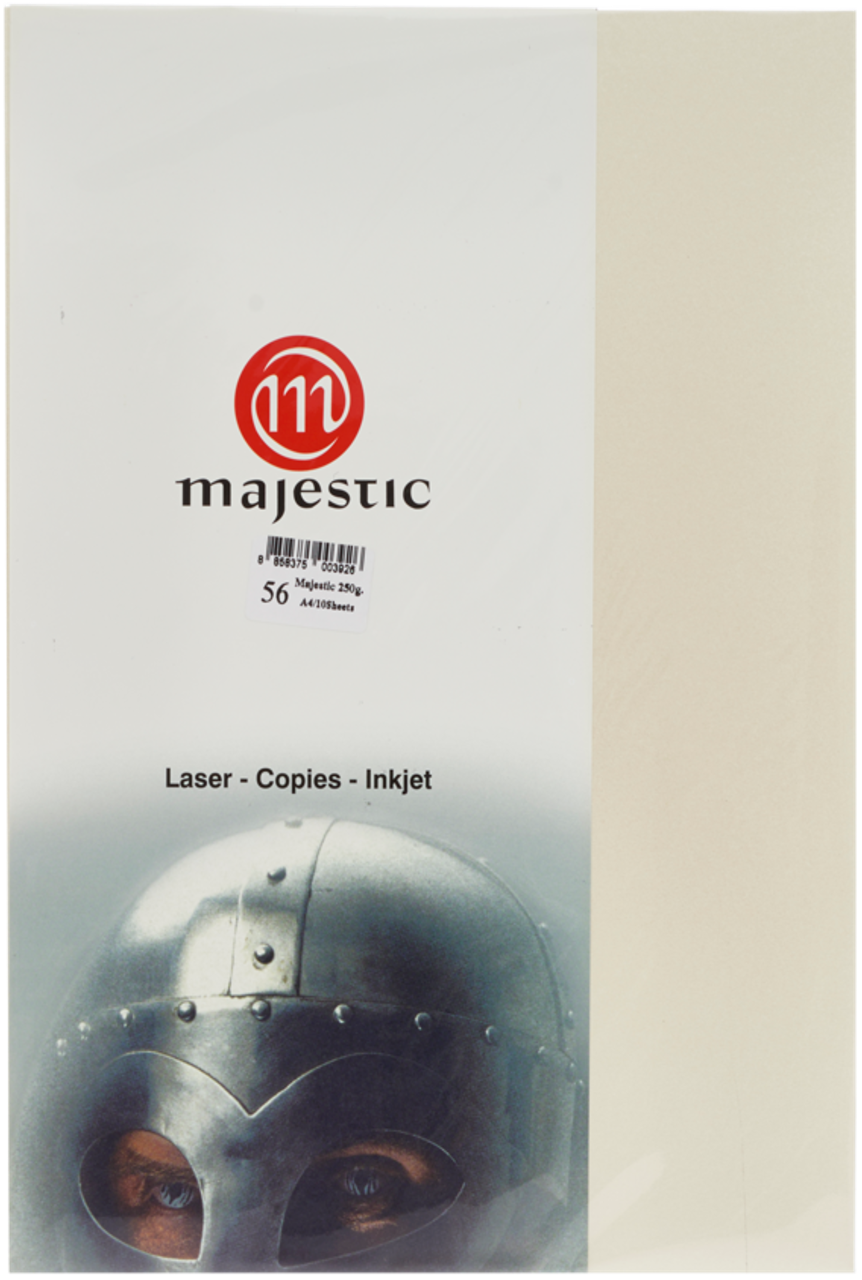 Picture of กระดาษประกายมุก Majestic ครีม 120 แกรม, 056, 50 แผ่น Metallic
