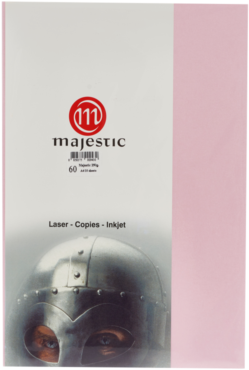 Picture of กระดาษประกายมุก Majestic ชมพู 120 แกรม, 060, 50 แผ่น Metallic