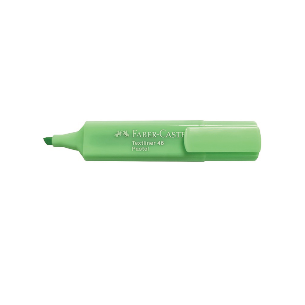 รูปภาพของ ปากกาเน้นข้อความ เฟเบอร์คาสเทล (Faber Castell) FLU เขียว พาสเทล