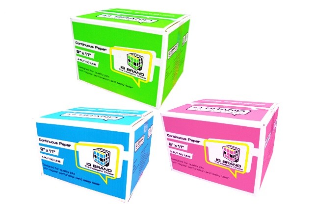รูปภาพของ กระดาษต่อเนื่อง IQ Brand 9x5.5 - 3 ชั้น