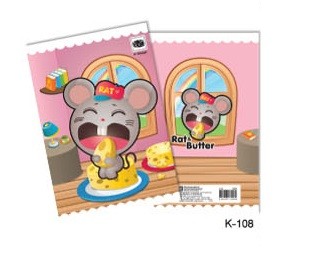 รูปภาพของ สมุดปกอ่อน ตราช้าง K-108, 165 x 240 มม., 60 แกรม, 30 แผ่น