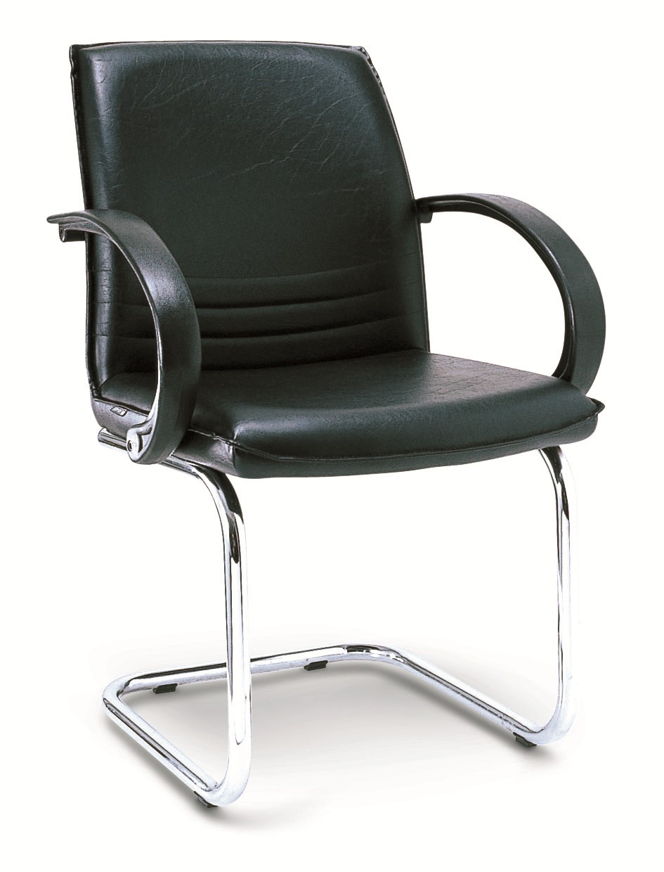 รูปภาพของ เก้าอี้ Asahi NS 6-A หนัง PVC ขาตาย มีแขน โครงขาชุบ