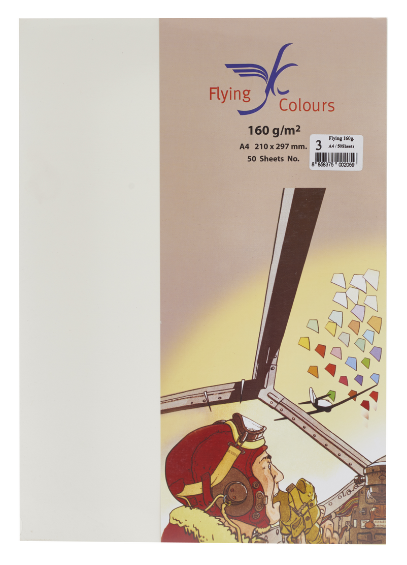 รูปภาพของ กระดาษสีถ่ายเอกสารฟลายอิ้ง (Flying) Colours No.3 สีงาช้าง (50 แผ่น)