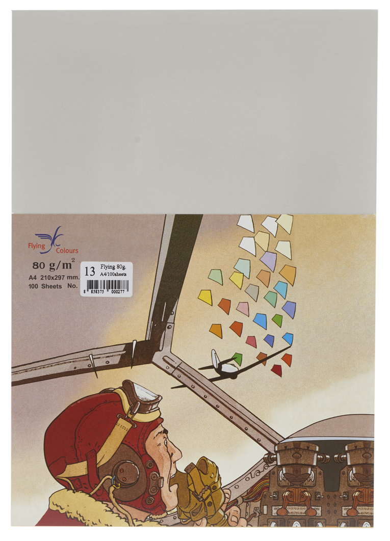 Picture of กระดาษสีถ่ายเอกสารฟลายอิ้ง (Flying) Colours No.13 สีเทา (100 แผ่น)