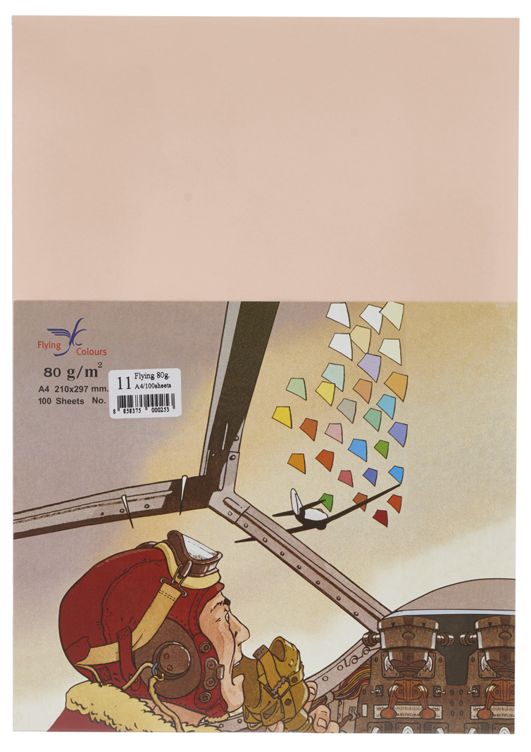Picture of กระดาษสีถ่ายเอกสารฟลายอิ้ง (Flying) Colours No.11 สีลูกพีช (100 แผ่น)