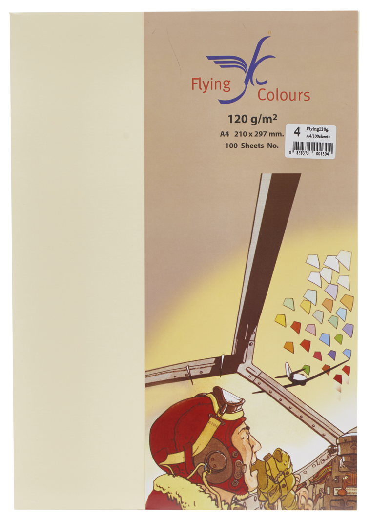 Picture of กระดาษสีถ่ายเอกสารฟลายอิ้ง (Flying) Colours No.4 สีครีม (100 แผ่น)