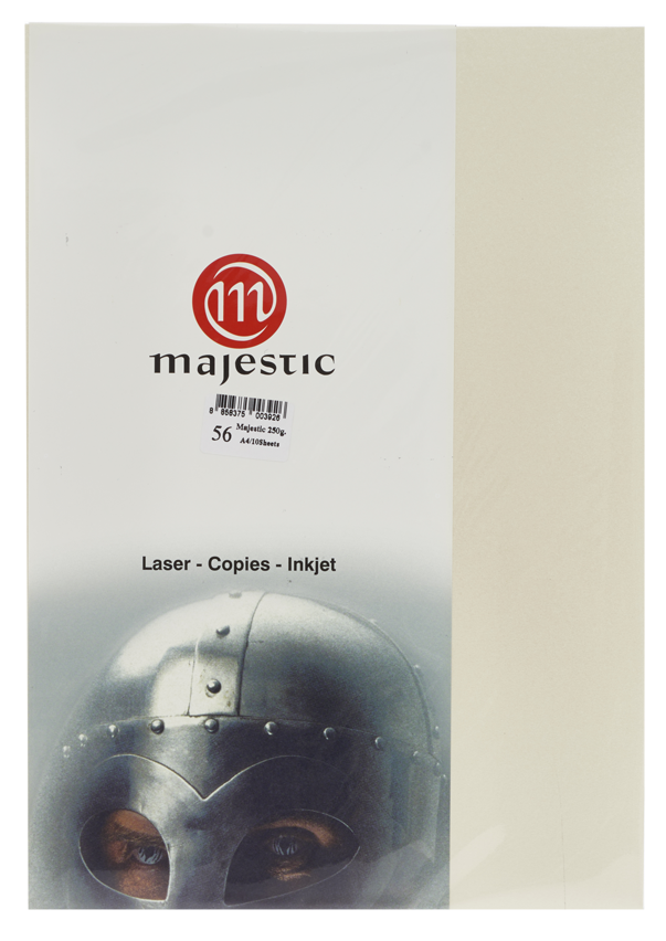 Picture of กระดาษประกายมุก Majestic ครีม 250 แกรม, 056, 25 แผ่น