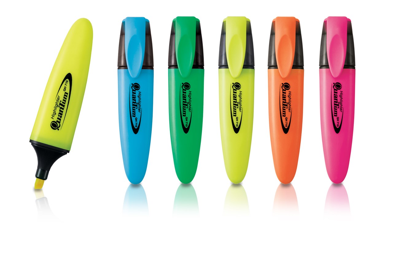 รูปภาพของ ควอนตั้มปากกาเน้นข้อความ QH710 สีเขียว (N)