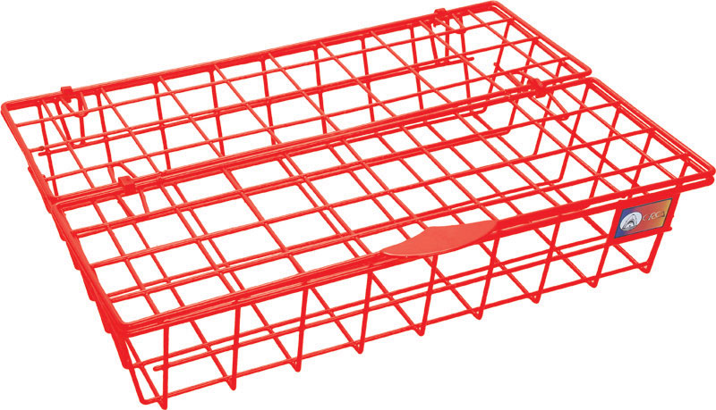 Picture of ตะกร้าเอกสารเคลือบพลาสติก ออร์ก้า 88, 1 ชั้น, แดง
