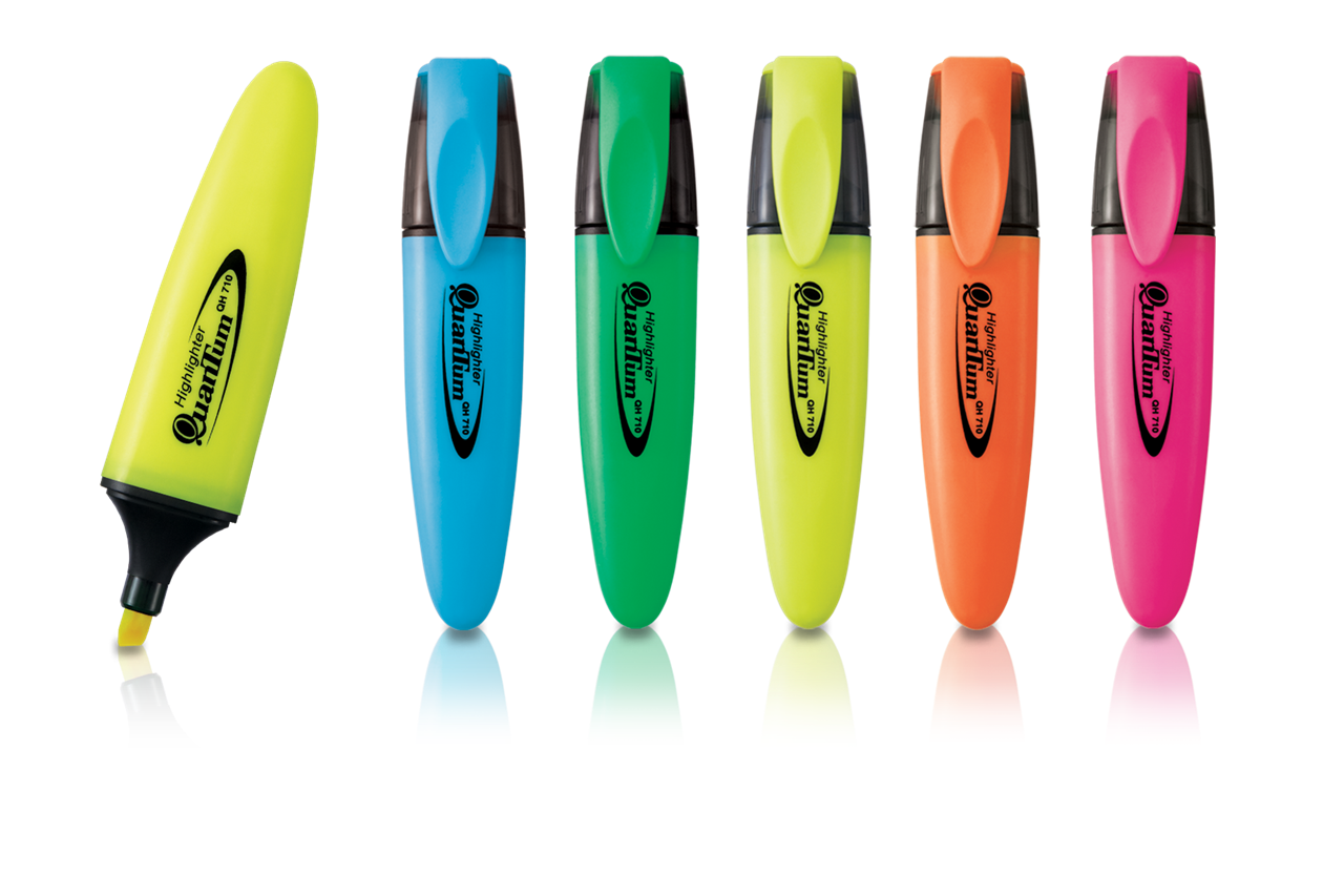 รูปภาพของ ควอนตั้มปากกาเน้นข้อความ QH710 สีฟ้า (N)