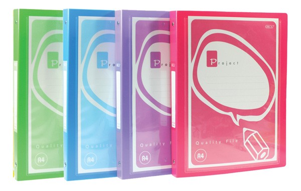 รูปภาพของ แฟ้มหนีบ สอดปก ออร์ก้า A-995 ม่วง A4