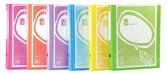 รูปภาพของ แฟ้มหนีบ สอดปก ออร์ก้า A-995 ฟ้า A4