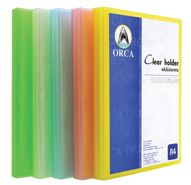 รูปภาพของ แฟ้มโชว์เอกสาร ออร์ก้า NHA-131, 30 ซอง, ขาวใส นิวโฮลเดอร์