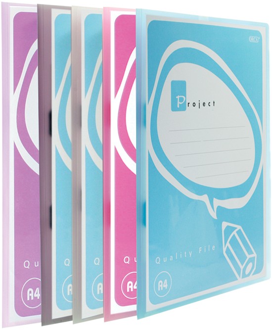 รูปภาพของ แฟ้มโชว์เอกสาร ออร์ก้า PFA-110 ปกมีซองพลาสติก, แดง (1x24)