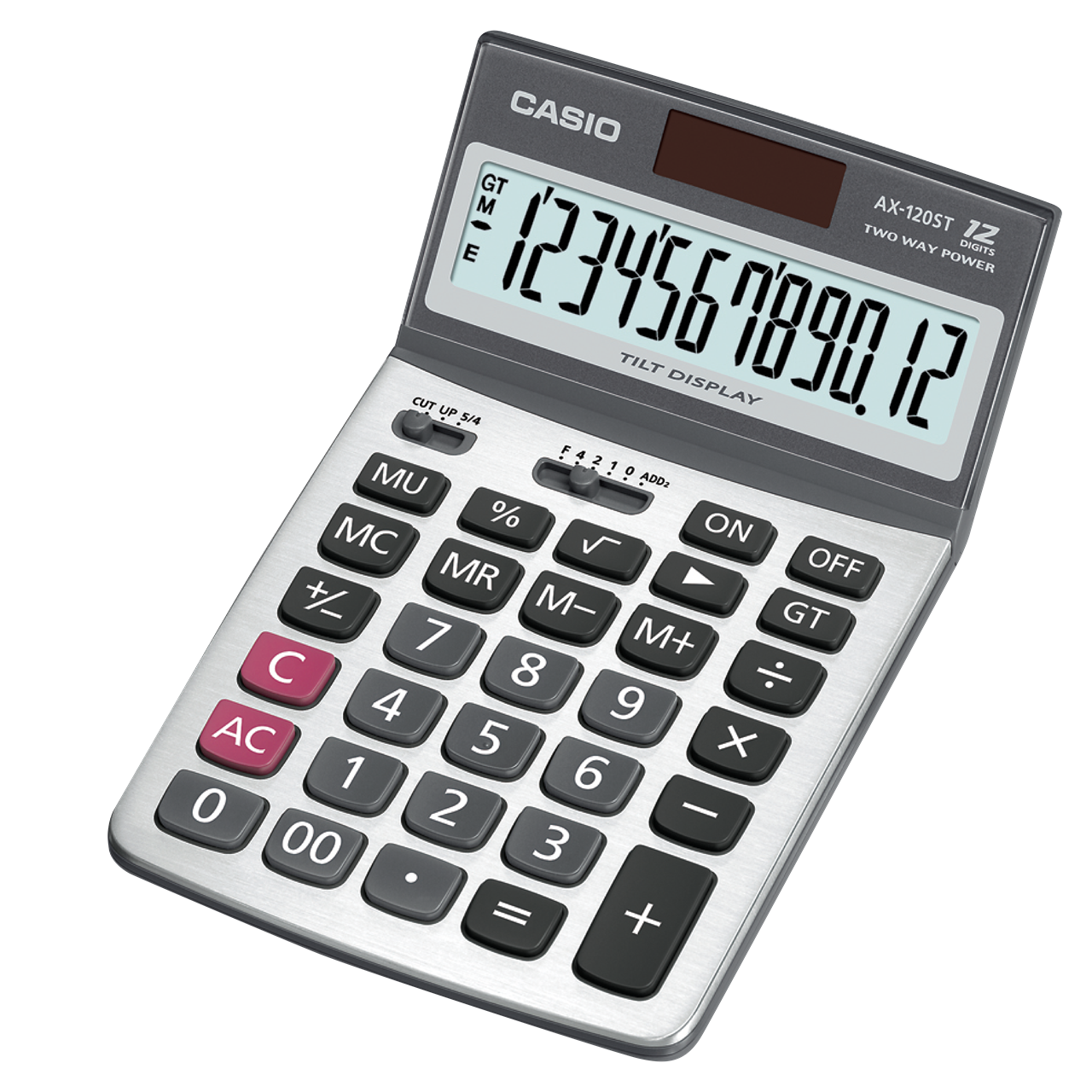 รูปภาพของ เครื่องคิดเลข Casio AX-120ST, 12 หลัก