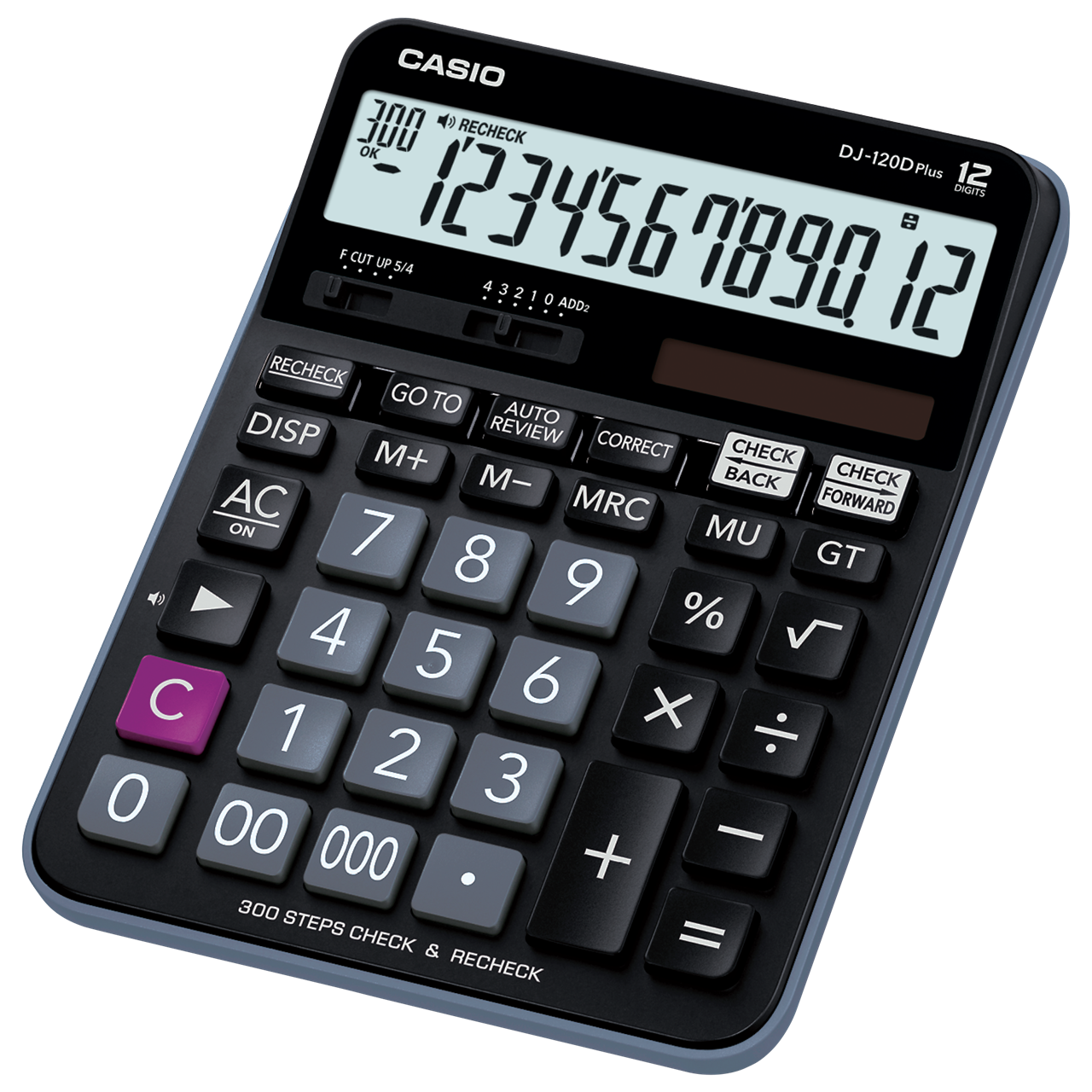 รูปภาพของ เครื่องคิดเลข Casio DJ-120D Plus, 12 หลัก